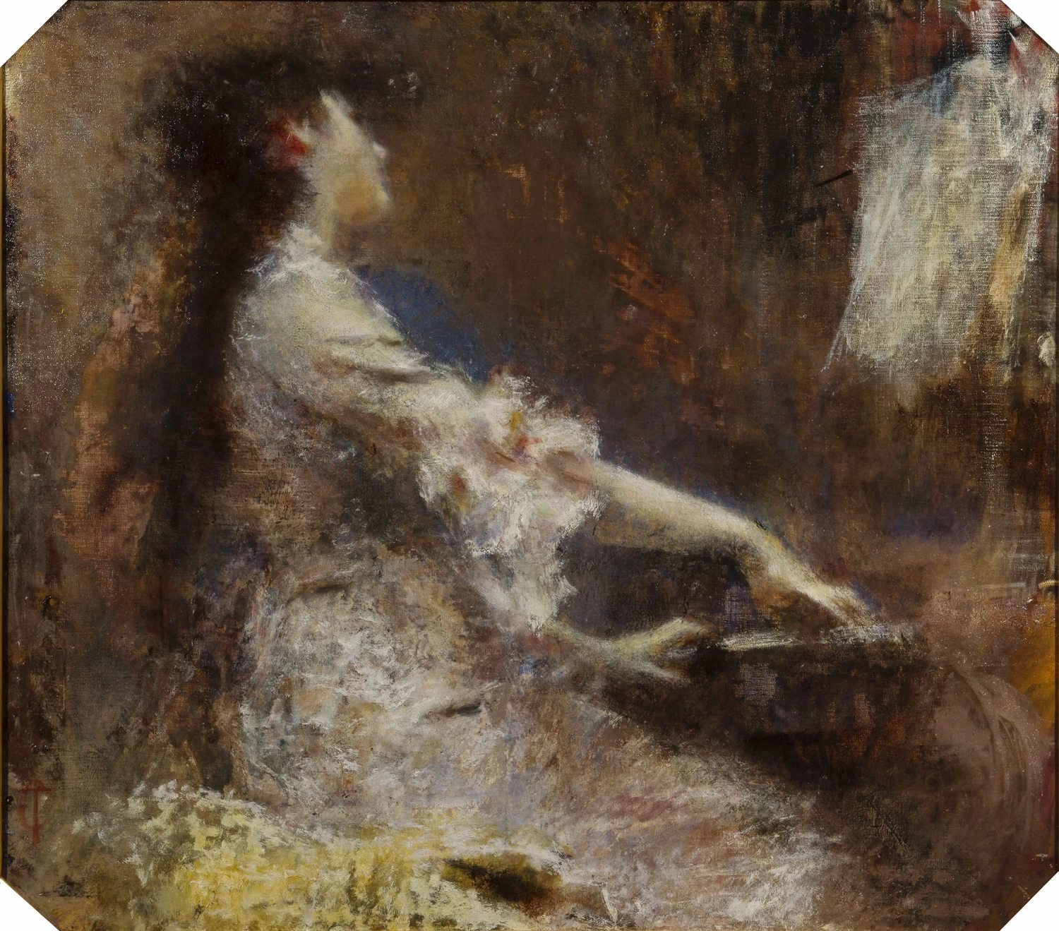 Melodia. Donna al pianoforte - Veneranda Biblioteca Ambrosiana, Pinacoteca, Milano